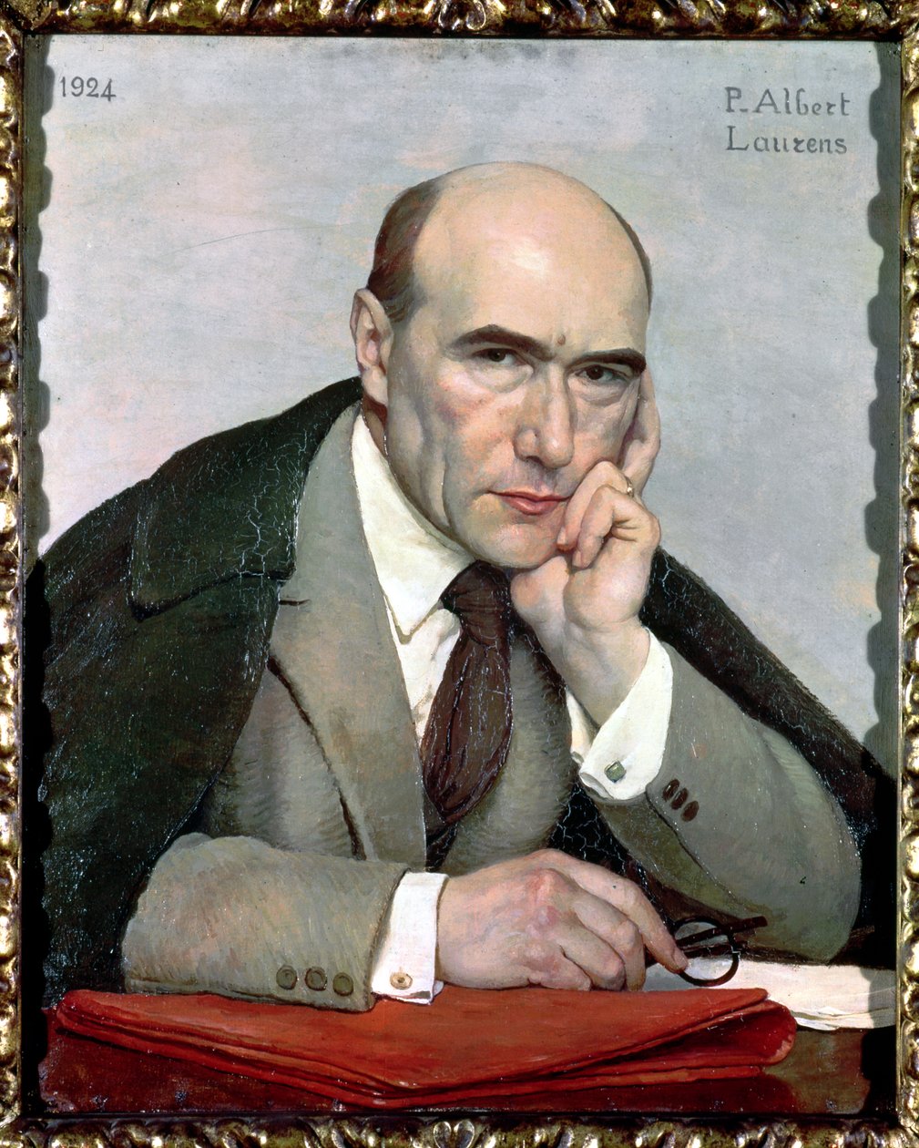 Andre Gide (1869-1951) portréja 1924 alkotó: Paul Albert Laurens