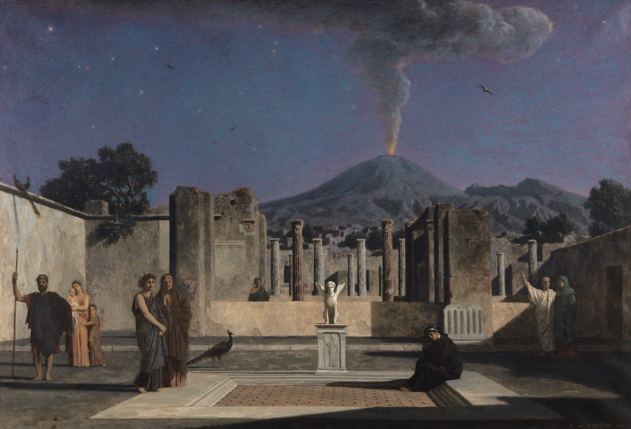 Álom Pompei romjaiban, 1866 alkotó: Paul Alfred de Curzon