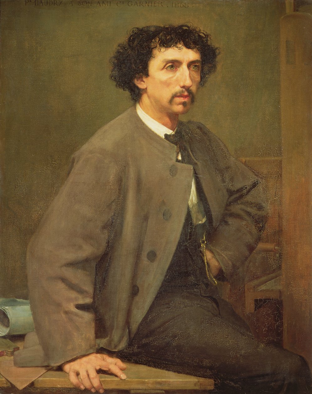 Charles Garnier, a művész barátjának portréja, 1868 alkotó: Paul Baudry