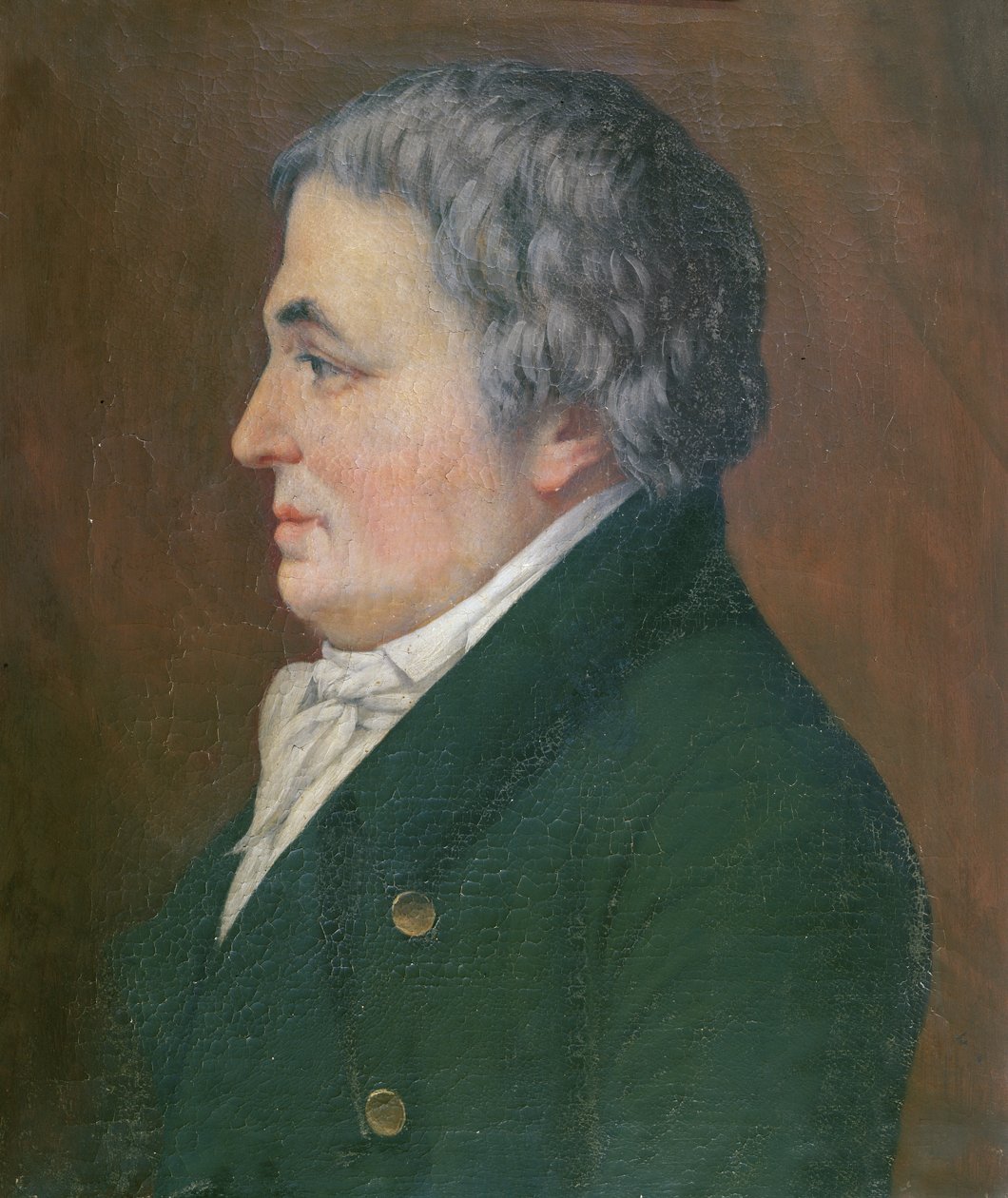 Franz Anton Mesmer (1734-1815) 72 éves korában, 1847 (enkausztika, vászon) alkotó: Paul Carpentier