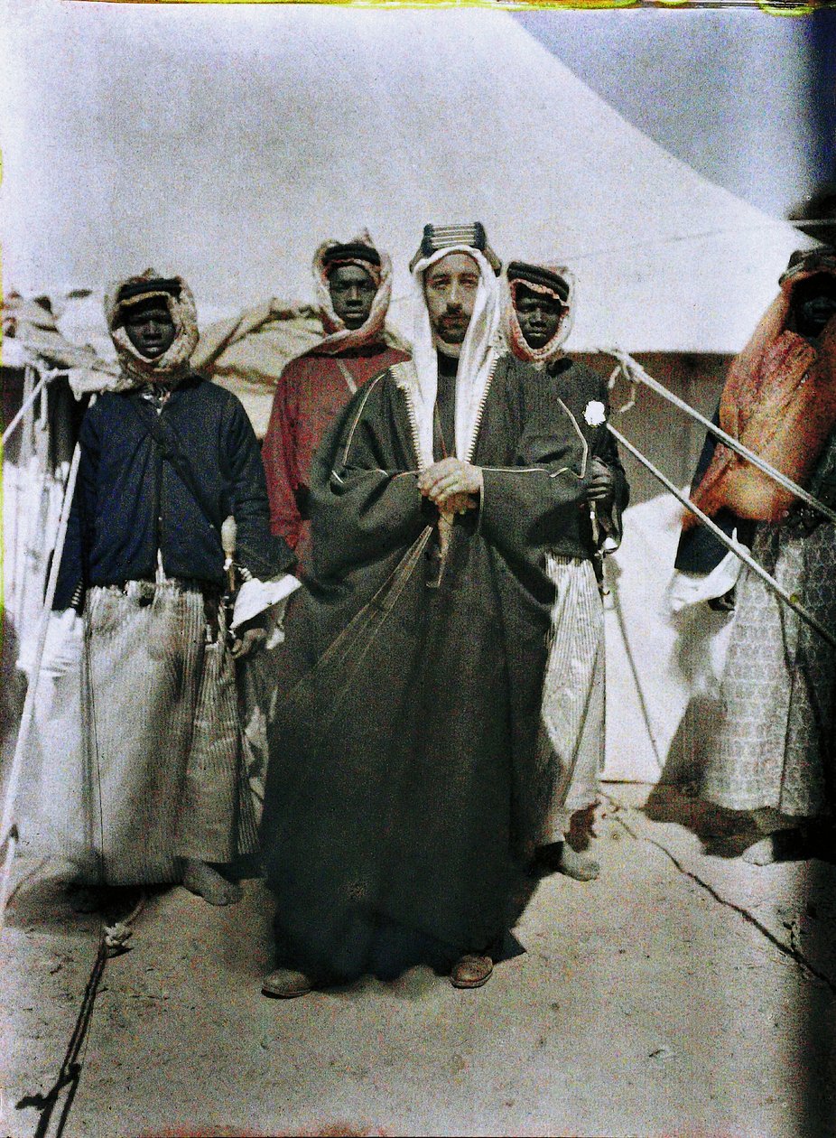 Irak I. Faisal, Közel-Kelet, 1917 (autokróm) alkotó: Paul Castelnau