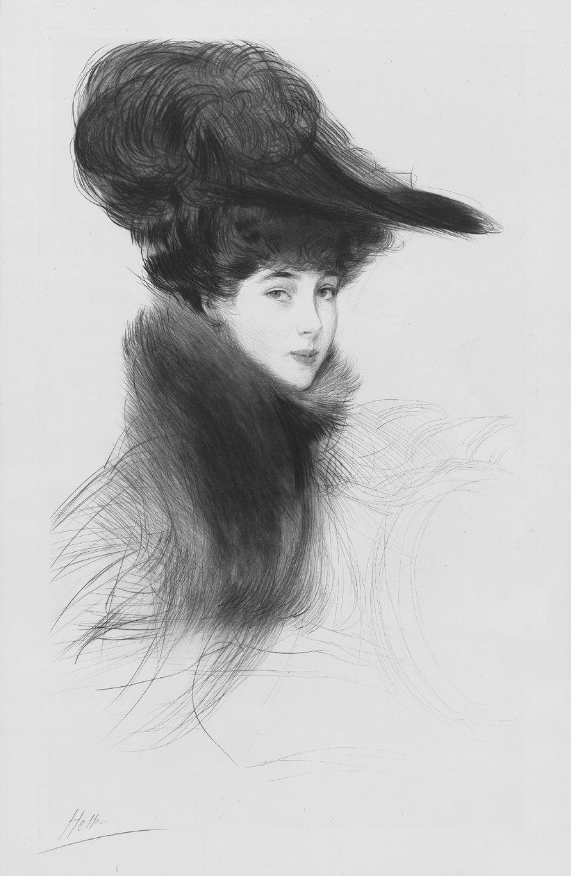 Marlborough hercegnője, Consuelo Vanderbilt alkotó: Paul Cesar Helleu
