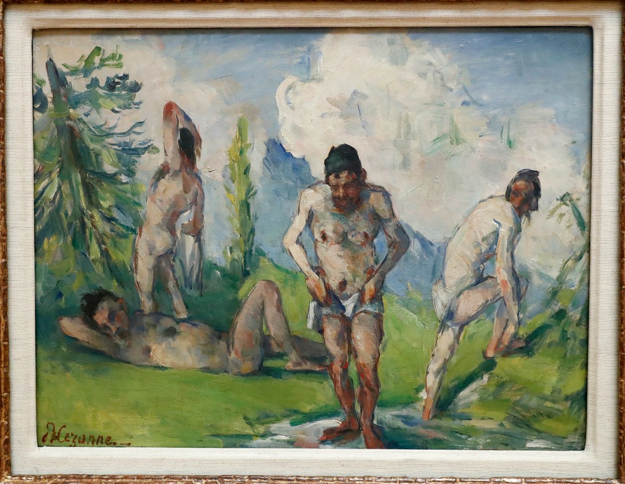 Pihenő fürdőzők, 1876-78 alkotó: Paul Cézanne