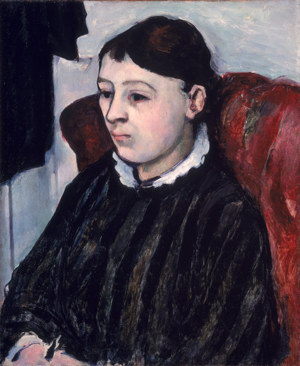 Madame Cezanne, 1883-85 körül alkotó: Paul Cézanne