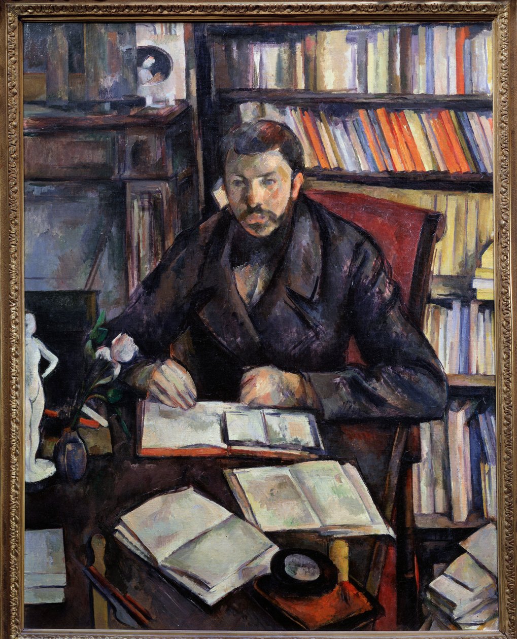 Gustave Geffroy műkritikus portréja, 1895 alkotó: Paul Cézanne