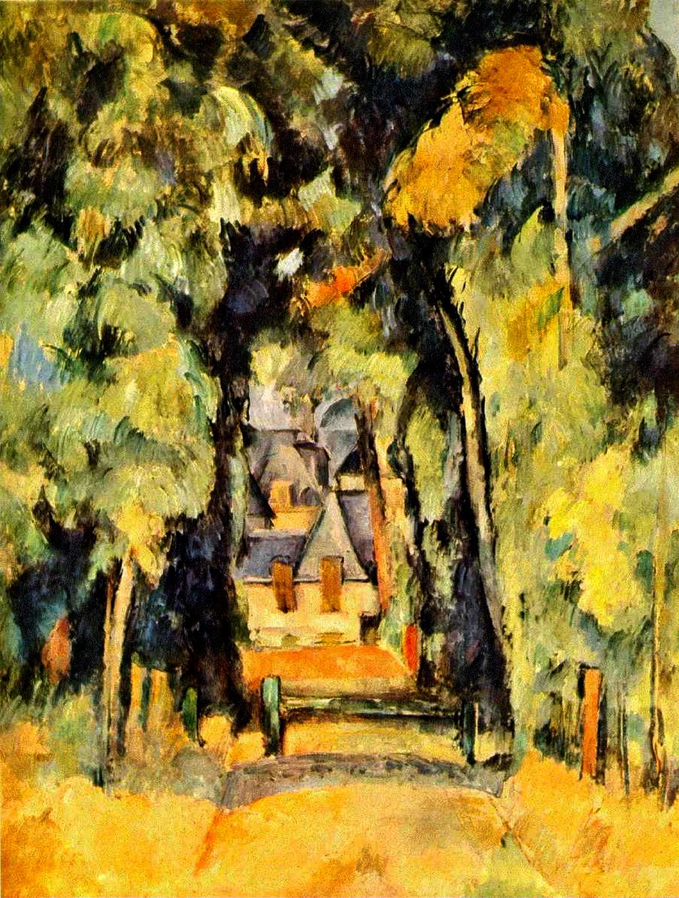 Road at Chantilly, 1888 alkotó: Paul Cézanne