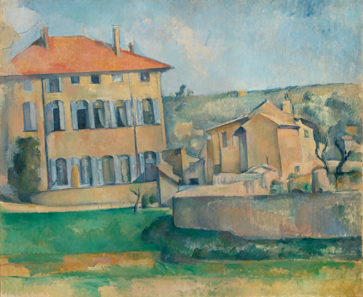 Az aix-i ház (Jas de Bouffan), 1885-87 alkotó: Paul Cézanne