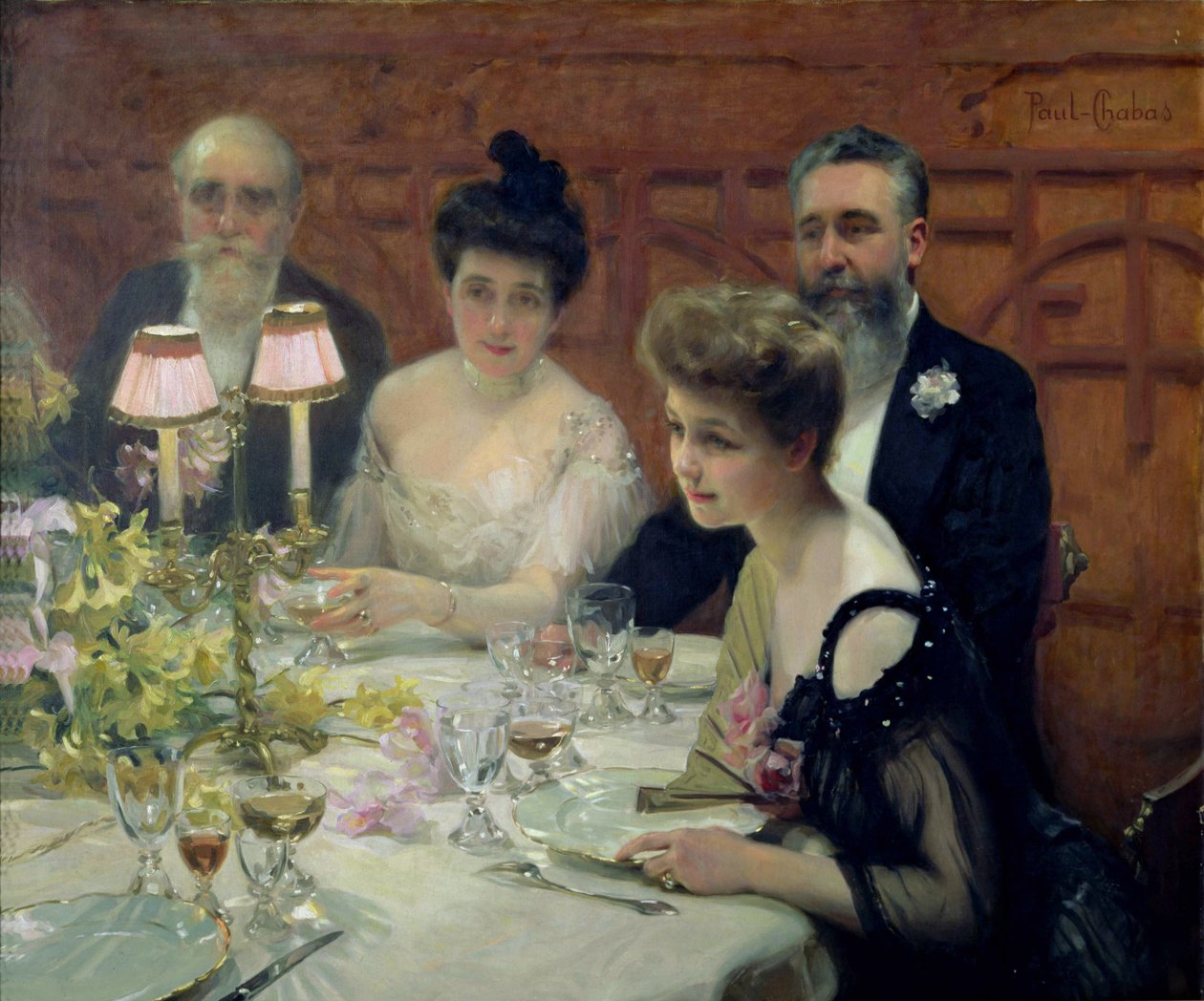 Az asztal sarka, 1904 alkotó: Paul Emile Chabas