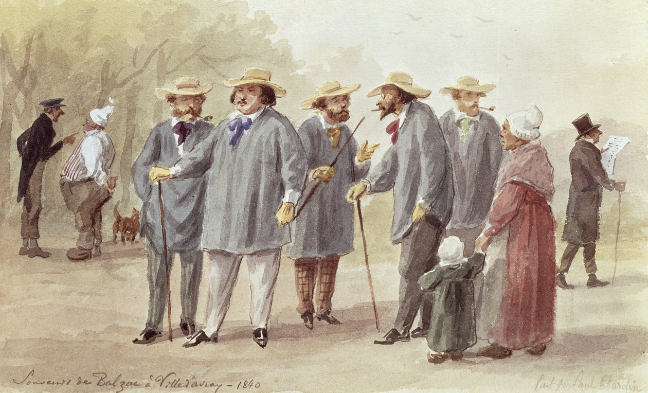 Balzac és barátai a Ville d