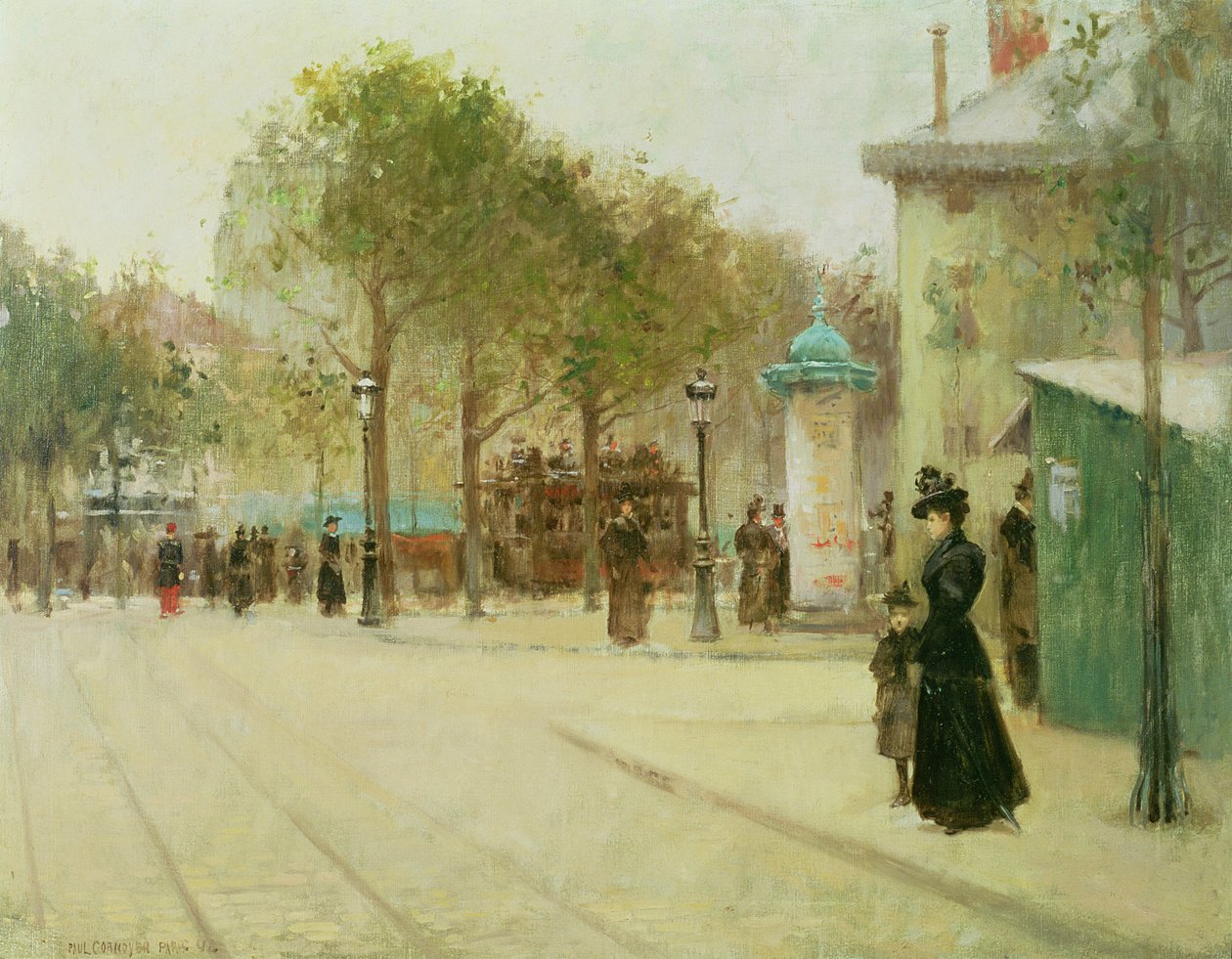 Párizs, 1892 alkotó: Paul Cornoyer
