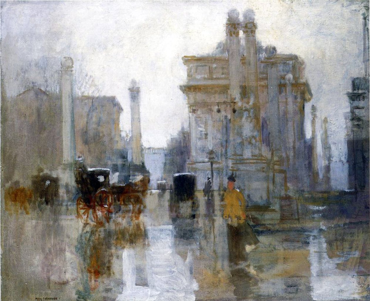 A Dewey-ív, 1900 körül alkotó: Paul Cornoyer