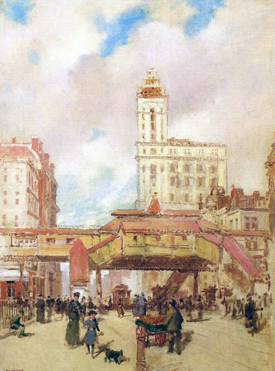 Third Avenue, New York alkotó: Paul Cornoyer