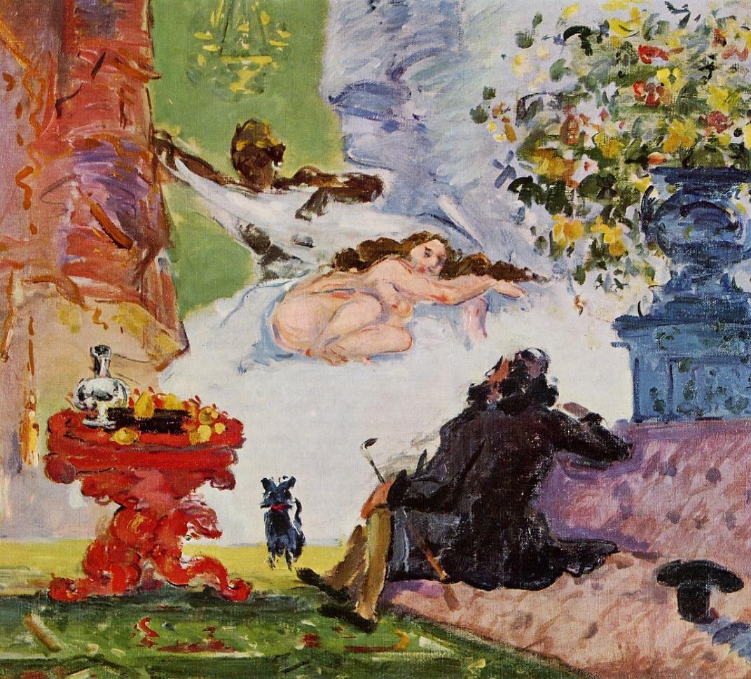 Modern Olympia festmény alkotó: Paul Cézanne