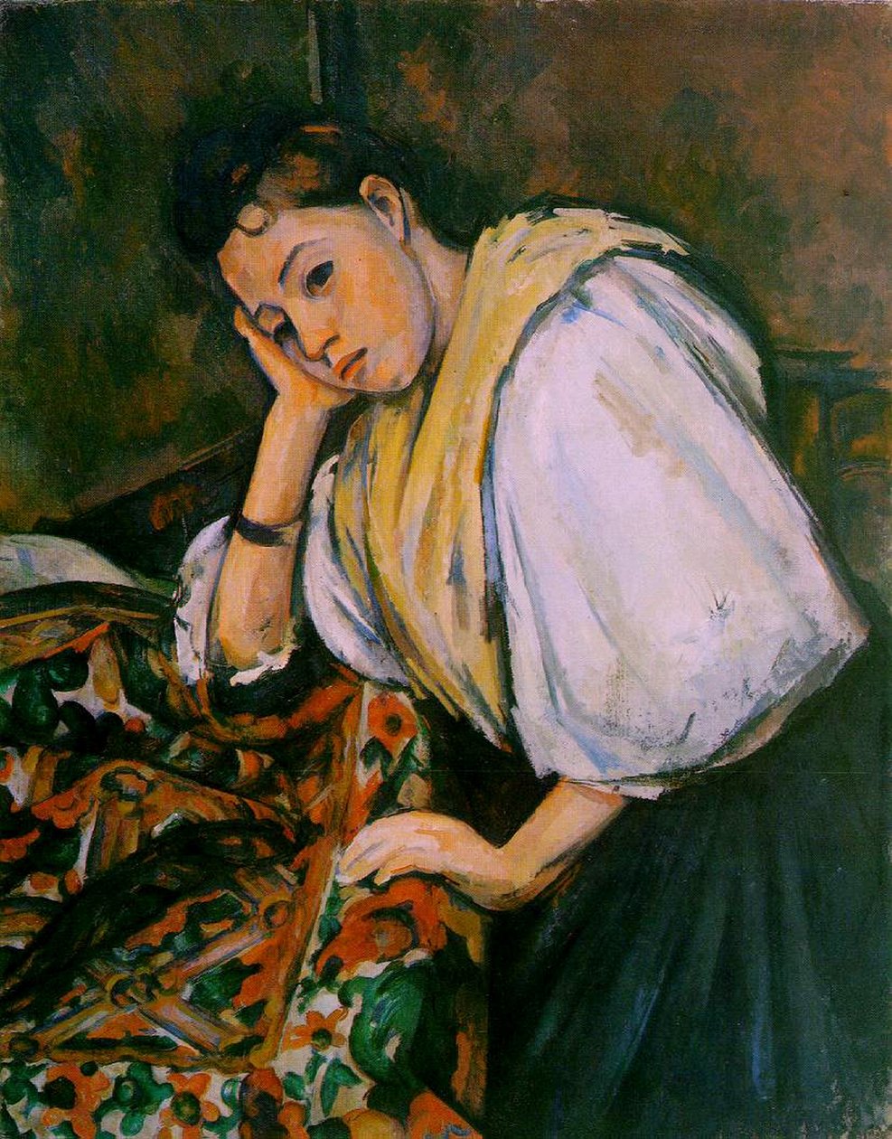 Egy olasz lány, 1900 körül alkotó: Paul Cézanne