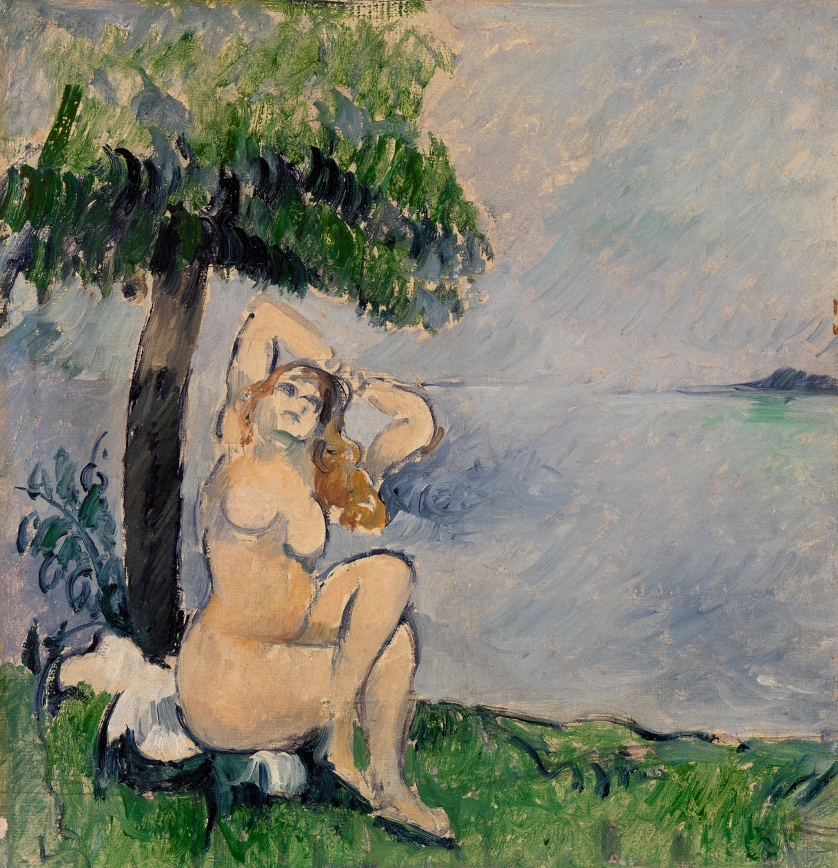 Fürdő a tengerparton, 1875 körül alkotó: Paul Cézanne