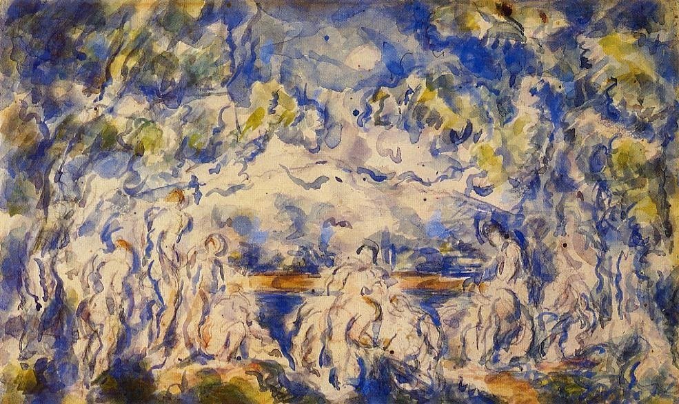 Fürdőzők alkotó: Paul Cézanne