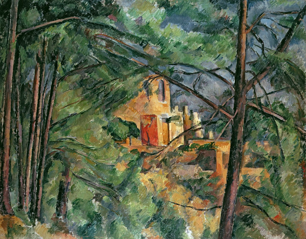 Chateau Noir, 1904 körül alkotó: Paul Cézanne