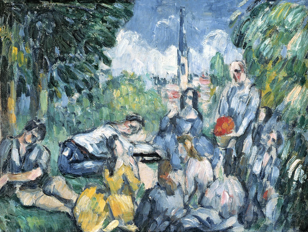 Ebéd a füvön, 1876-77 (lásd még: 287550) alkotó: Paul Cézanne