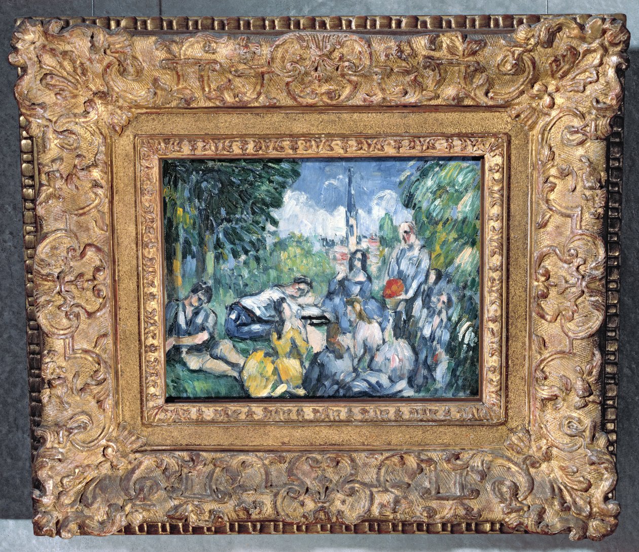 Ebéd a füvön, 1876-77 (lásd még: 394903) alkotó: Paul Cézanne