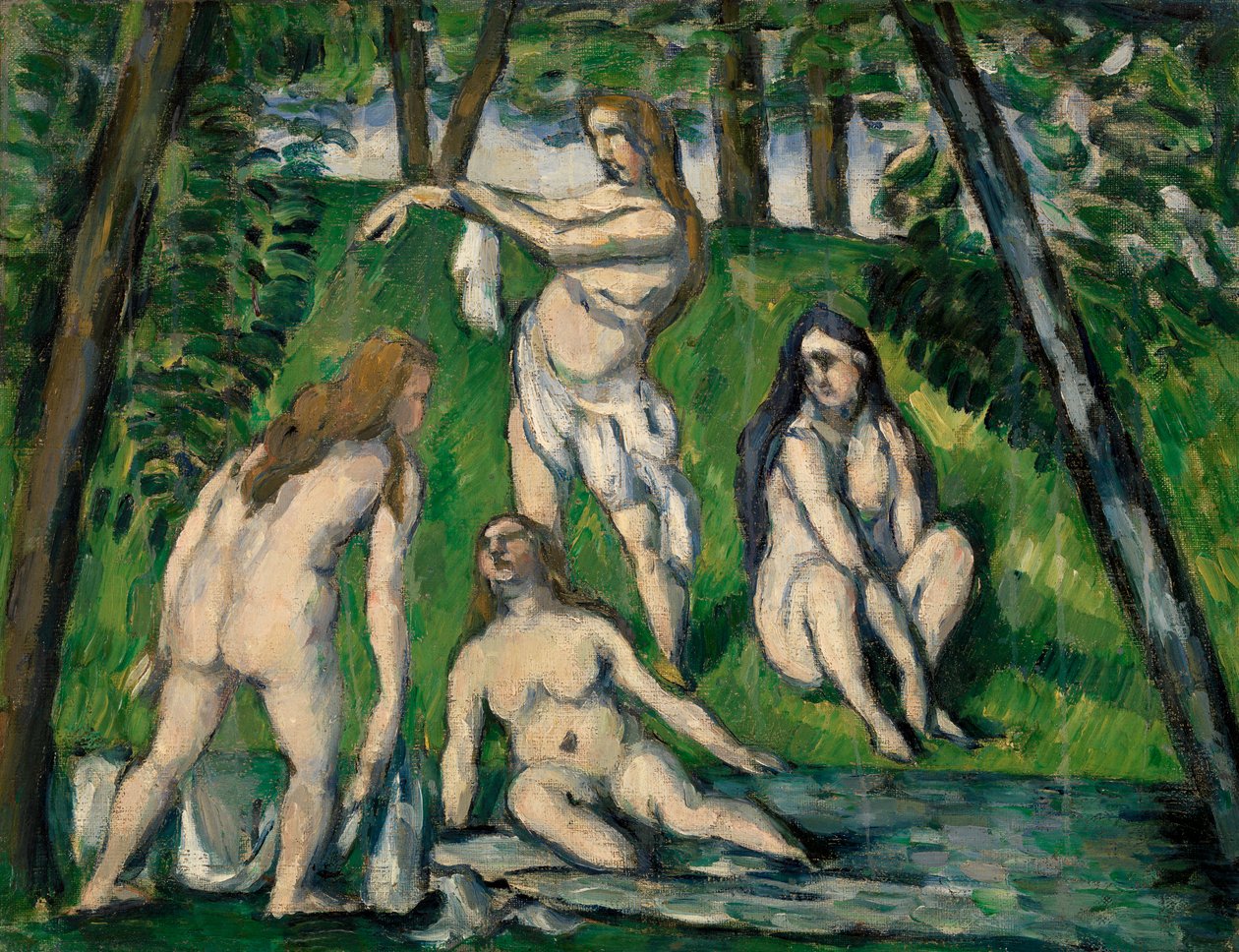 Négy fürdőző, 1876-77 alkotó: Paul Cézanne