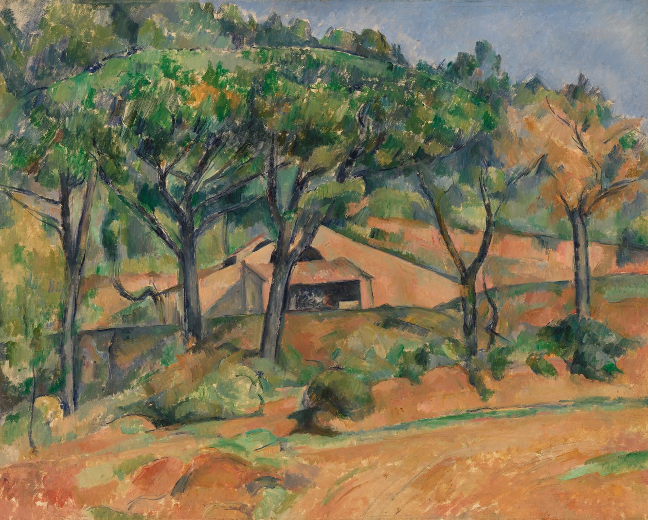 Ház Provence-ban, 1890 körül alkotó: Paul Cézanne