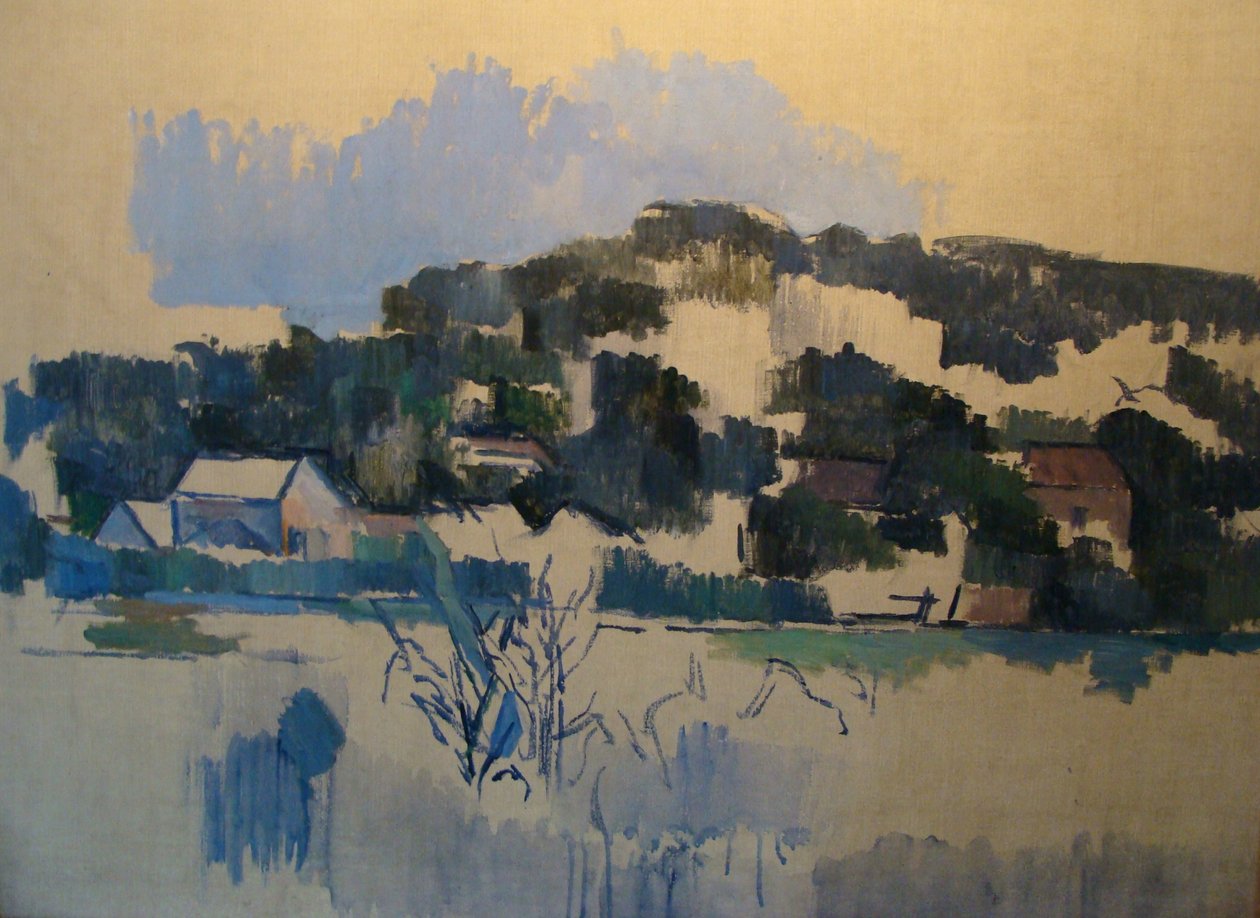 Házak a hegyen alkotó: Paul Cézanne