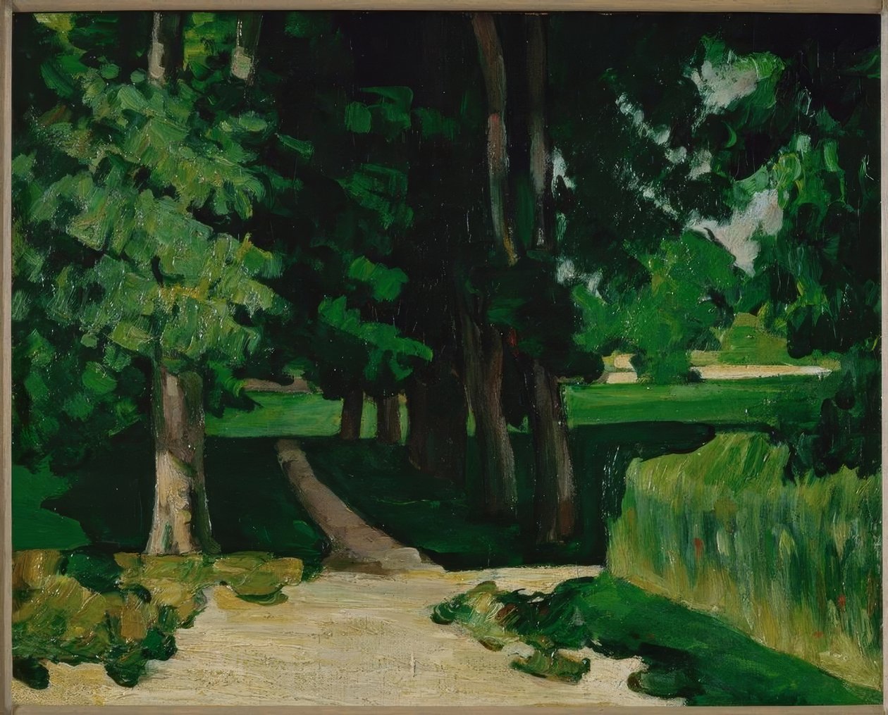 A gesztenye sikátor Jas de Bouffannál alkotó: Paul Cézanne