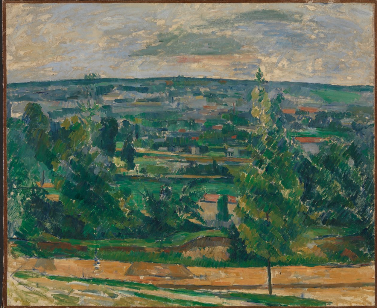 Táj Jas de Bouffan -tól alkotó: Paul Cézanne