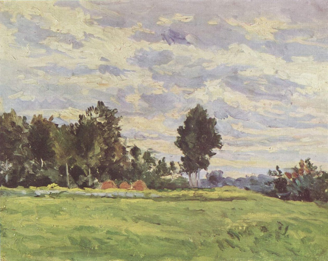 Táj az Ile de France -ban alkotó: Paul Cézanne