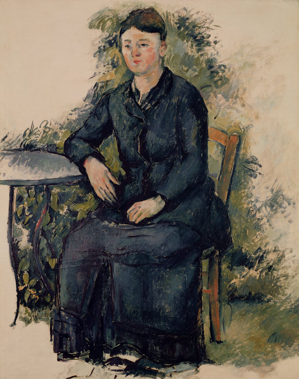 Madame Cezanne a kertben, 1880-82 alkotó: Paul Cézanne