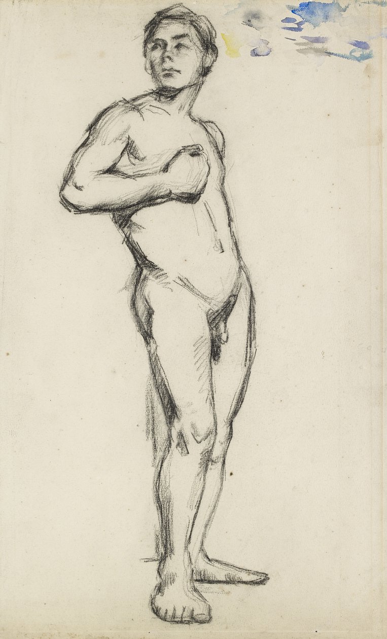 Férfi akt, 19. század alkotó: Paul Cézanne