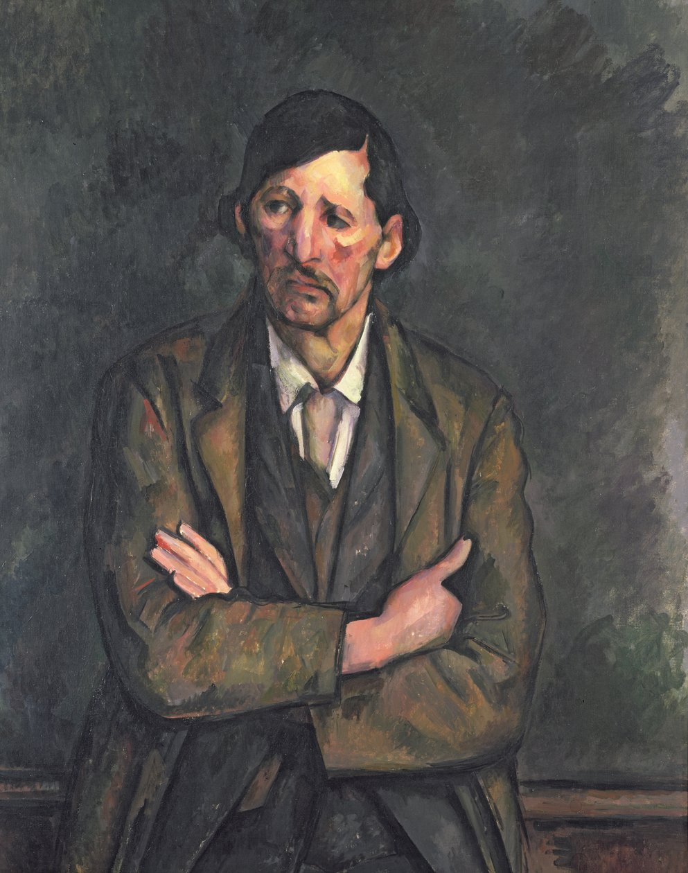 Férfi keresztbe tett kézzel, 1899 körül alkotó: Paul Cézanne