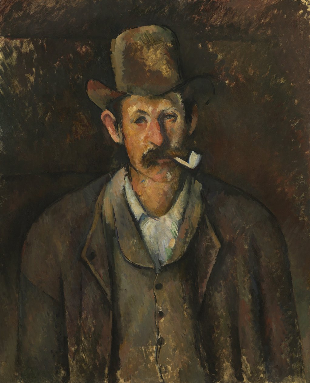Férfi pipával, 1892-95 körül alkotó: Paul Cézanne