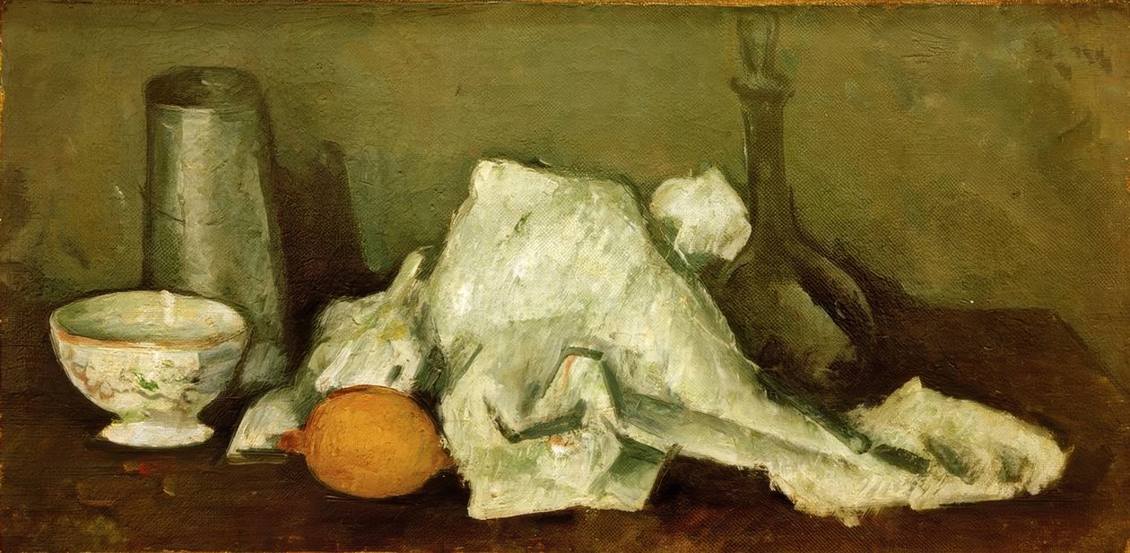 Tejeskancsó és citrom II alkotó: Paul Cézanne