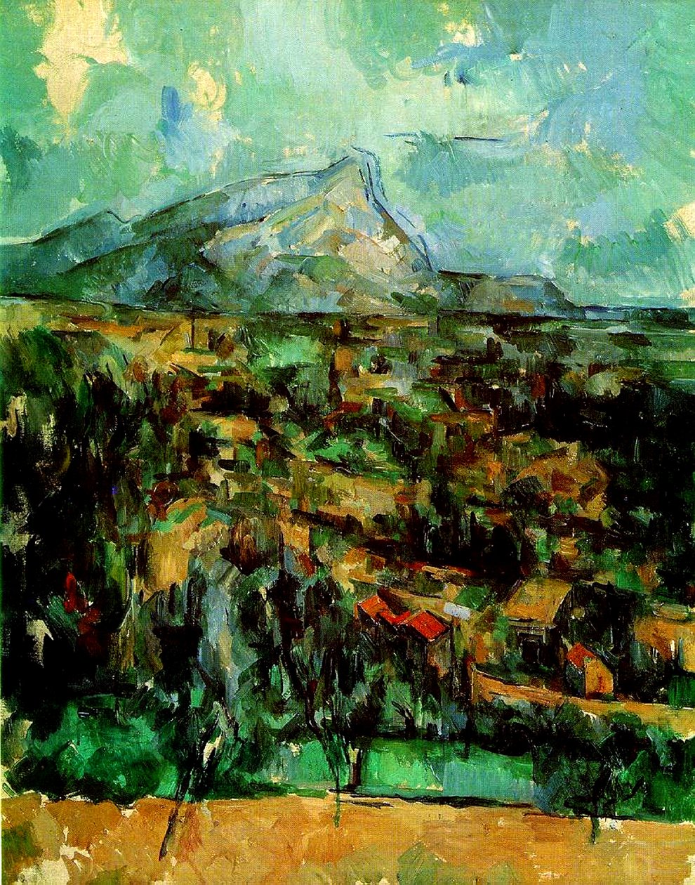 Mont Sainte Victoire, 1902 körül alkotó: Paul Cézanne