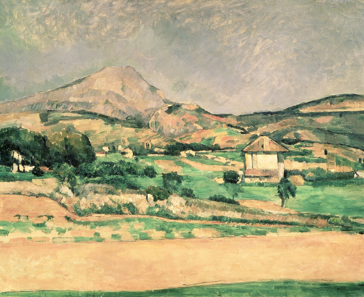 Sainte-Victoire-hegy, 1882-85 körül alkotó: Paul Cézanne