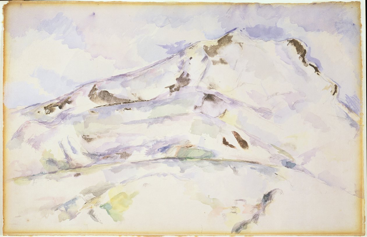 Peak of Ste. Victoire (wc papíron) alkotó: Paul Cézanne