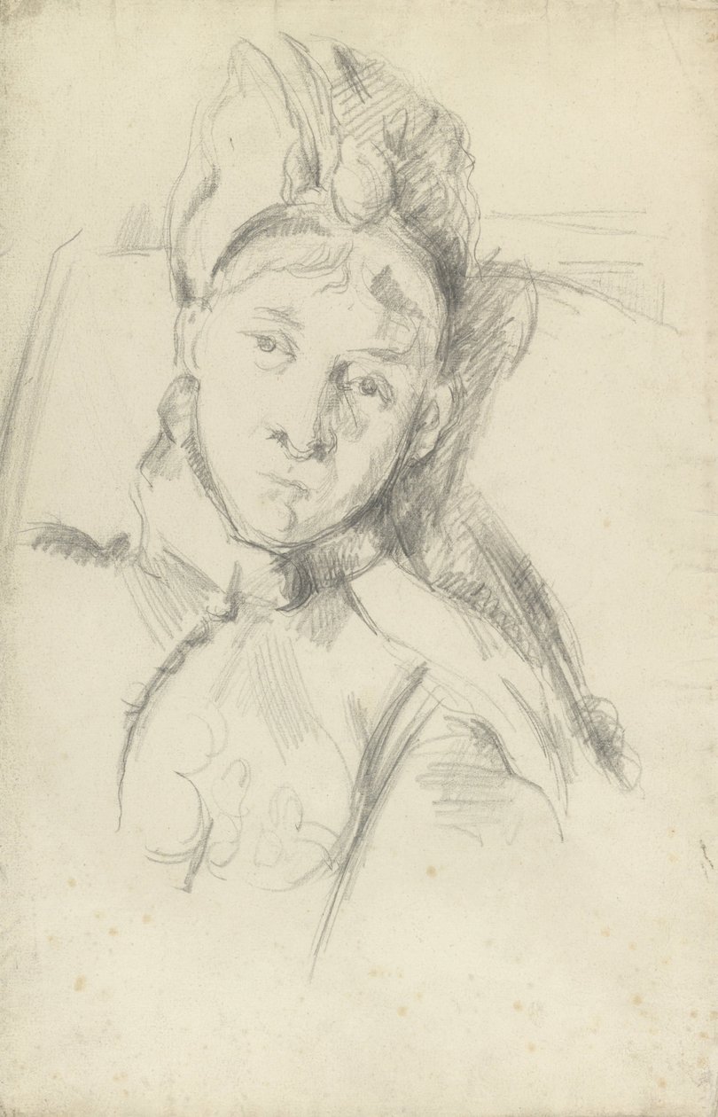 Hortense Cézanne-Figuet, a művészek felesége portréja alkotó: Paul Cézanne