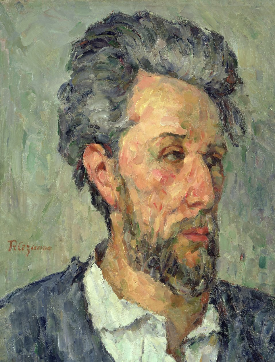 Victor Chocquet portréja, 1876-77 alkotó: Paul Cézanne