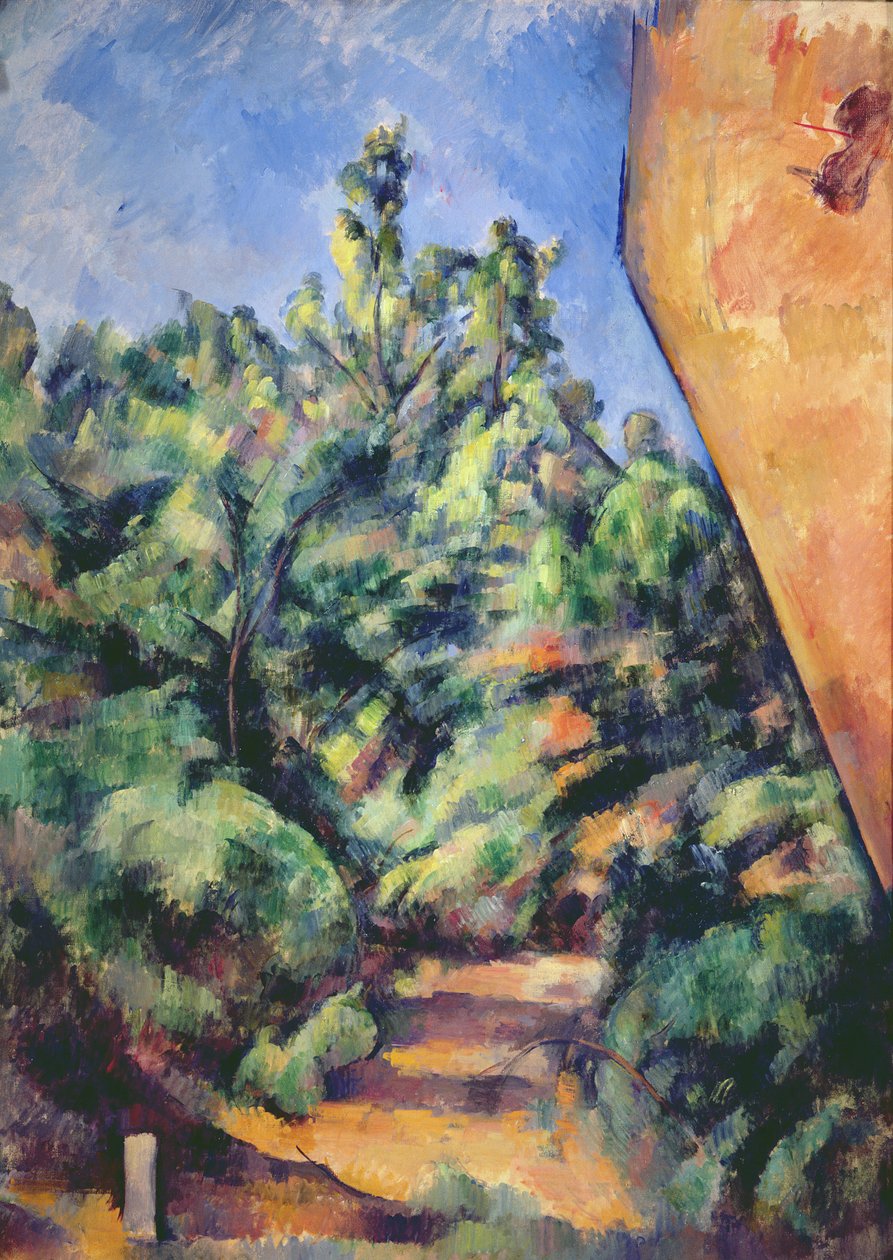 Vörös szikla, 1895 körül (lásd még: 287557) alkotó: Paul Cézanne