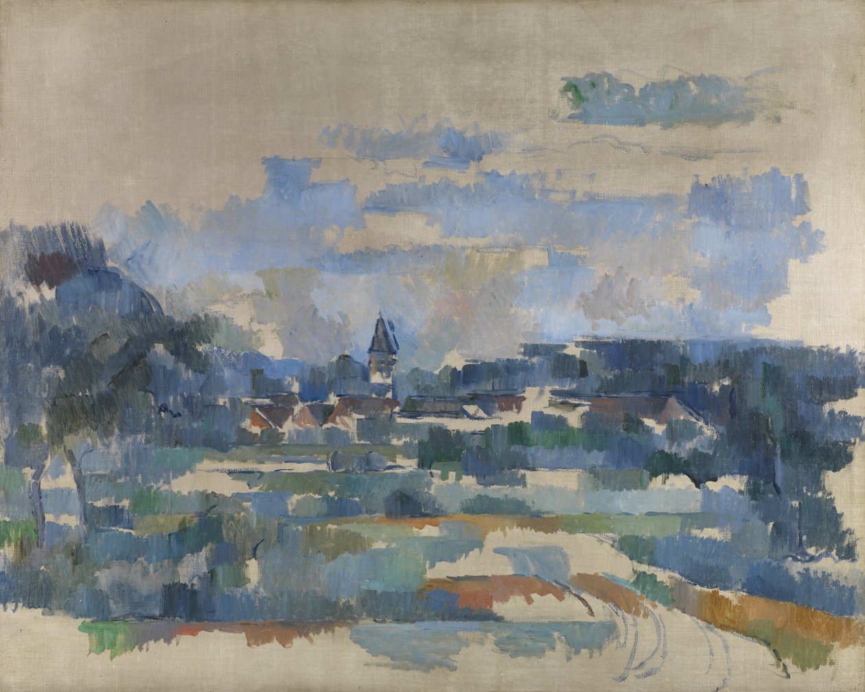 Turning Road, 1902-06 alkotó: Paul Cézanne