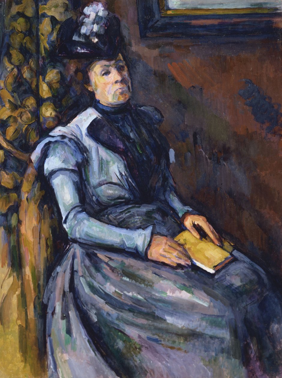 Ülő nő kékben alkotó: Paul Cézanne