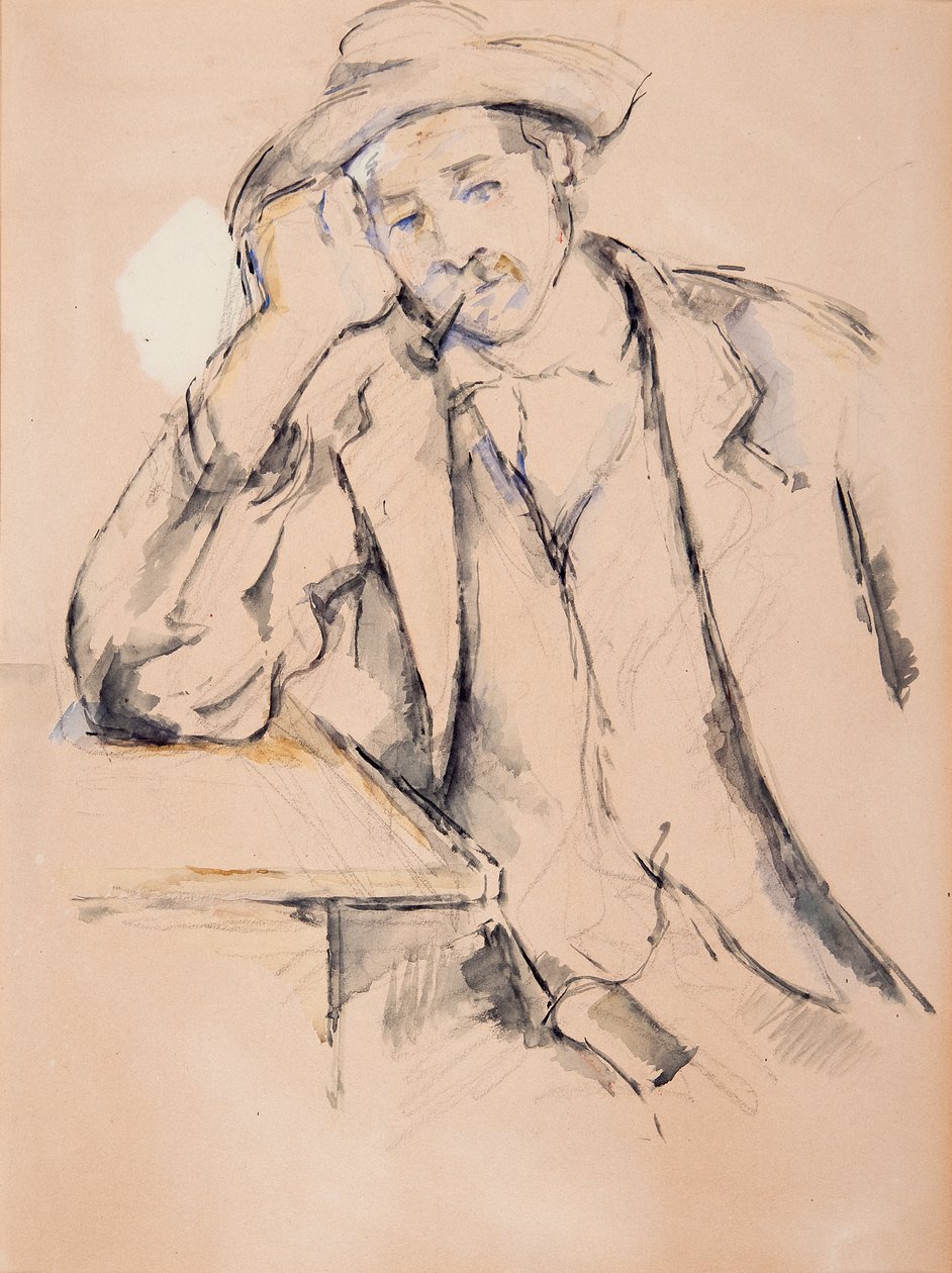 Dohányzó (wc papíron) (lásd még: 112378) alkotó: Paul Cézanne