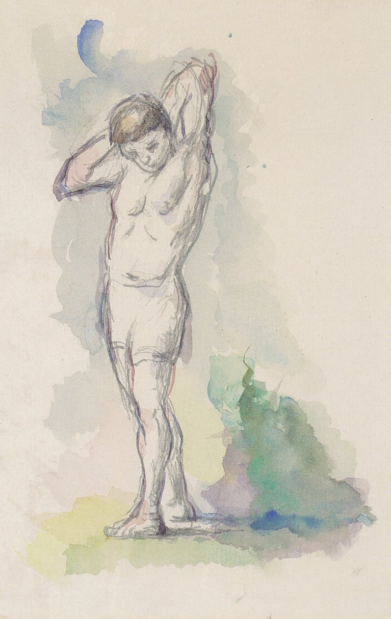 Álló fürdőző alkotó: Paul Cézanne