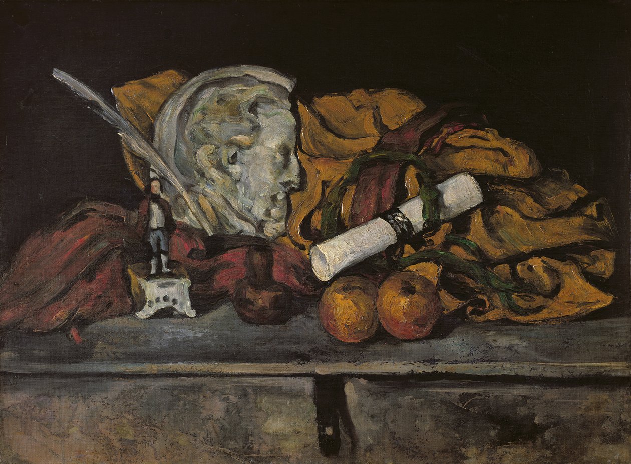 A művész tartozékainak csendélete, 1872 alkotó: Paul Cézanne