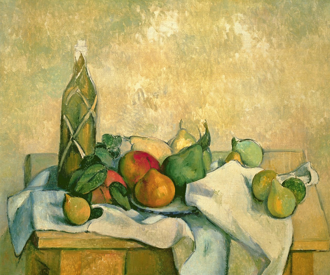 Csendélet likőrös üveggel, 1888-90 alkotó: Paul Cézanne