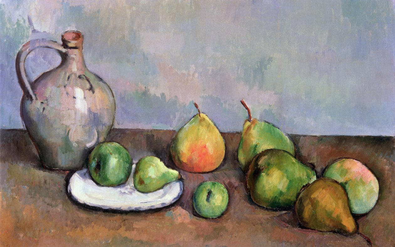 Csendélet kancsóval és gyümölccsel, 1885-87 alkotó: Paul Cézanne