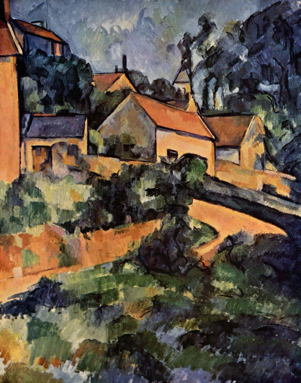 Útkanyar Montgeroult -ban alkotó: Paul Cézanne
