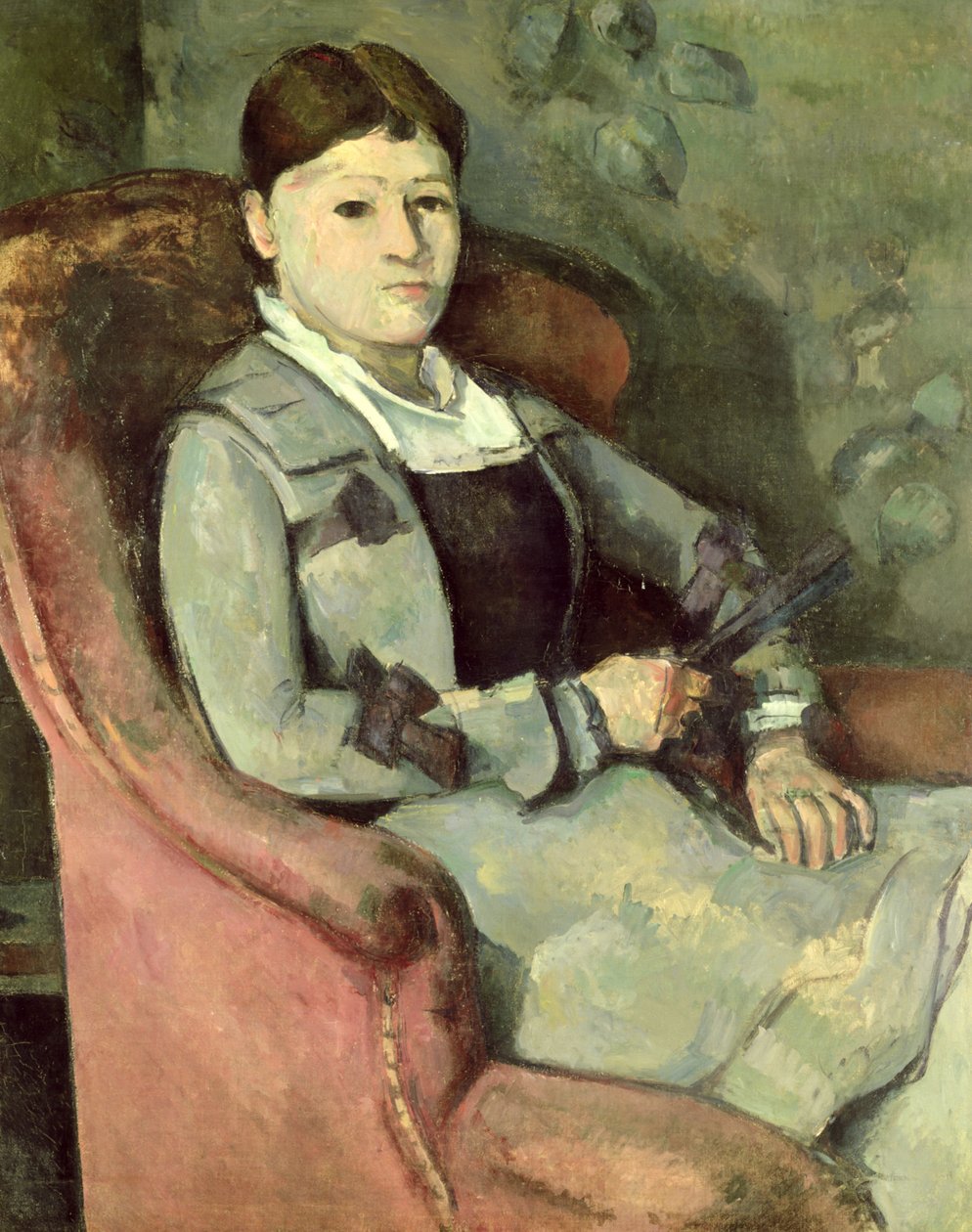 A művész felesége egy karosszékben, 187888 körül alkotó: Paul Cézanne