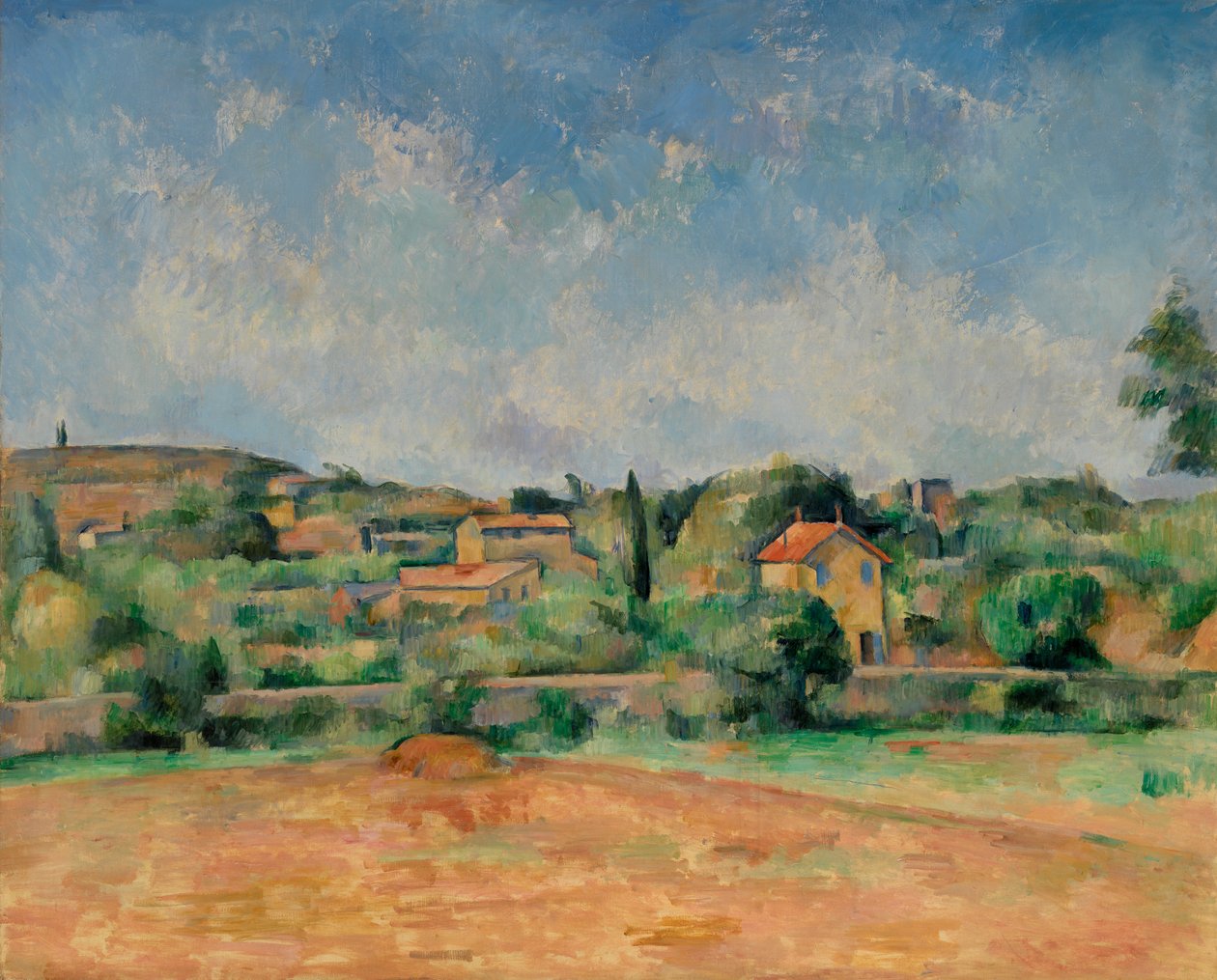 A Bellevue-síkság, vagy a Vörös Föld, 1890-92 alkotó: Paul Cézanne